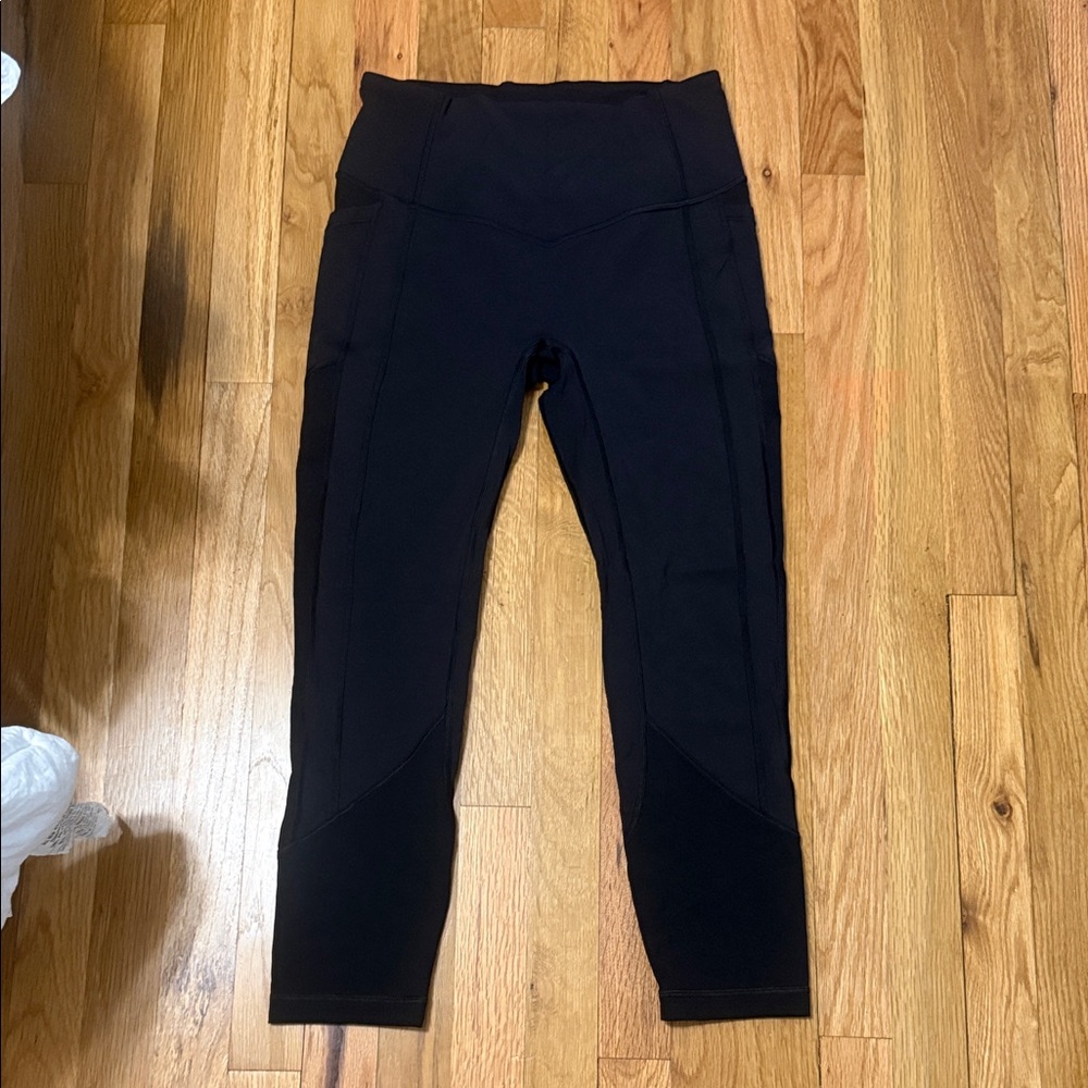 Stylish Black lulu lemon High-Waisted Leggings